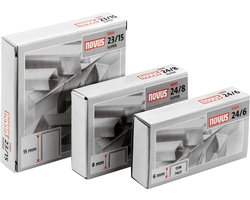 nietjes Novus 24/6 light CH doos a 1000 stuks
