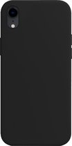 Hoesje Geschikt voor iPhone XR Hoesje Siliconen Cover Case - Hoes Geschikt voor iPhone XR Hoes Back Case - Zwart
