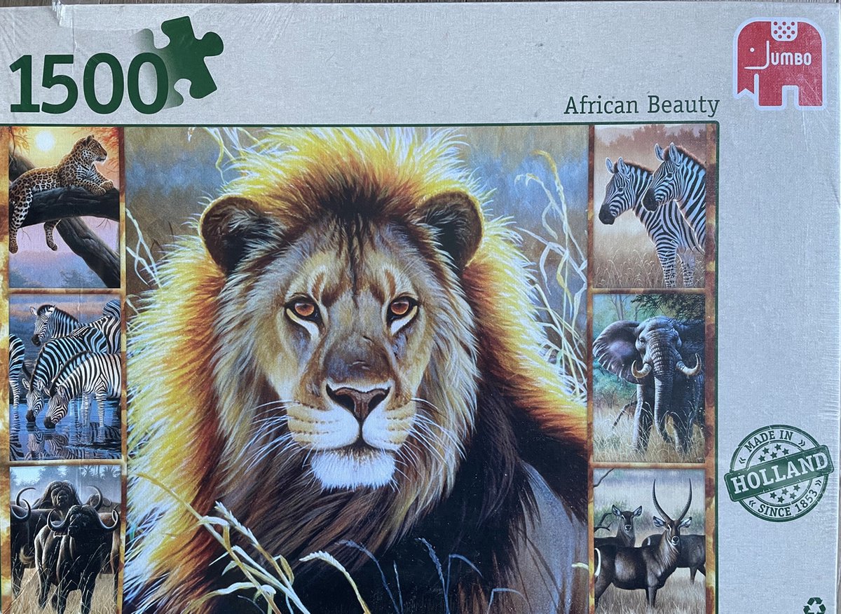 Jumbo Afrikaanse schoonheid Puzzel - 1500 stukjes