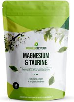 Magnesium & Taurine - Supplement met Magnesium bisglycinaat, taurine, actief vitamine D3 en B6 - Uniek opname-booster complex - 60 tabs