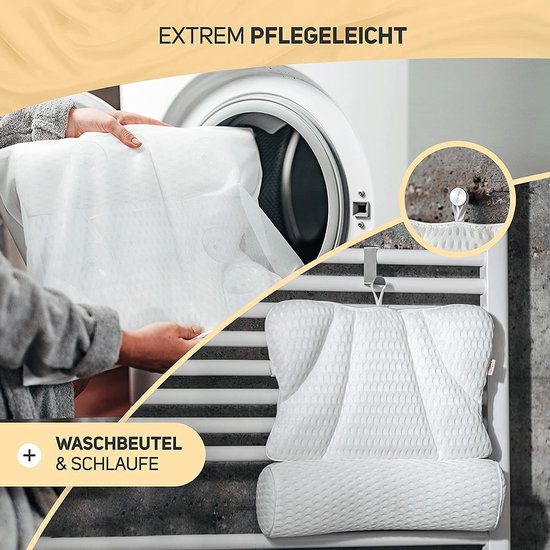 Baby Badkussen - Baby Badmatras - Veiligheid baby kussen voor bad - vriligheidskussen voor in bad - Zachte babykussen van Snoozzz — afbeelding 4