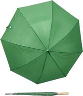 Paraplu, 2 stuks. Doorsnee: 100 cm. Groen. Transportlengte: 83 cm