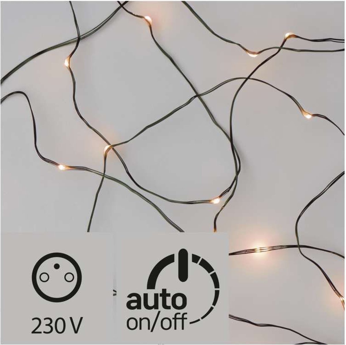 Emos Nano Warm Wit Kerstboomverlichting - met timer - 4 meter - 2.4W - voor binnen & buiten