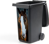 Container sticker Paard - Kop - Licht - 44x98 cm - Kliko sticker