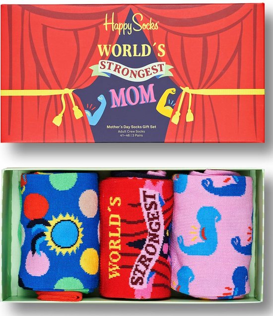 Happy Socks Moederdag Giftbox 3P- Maat 36-40