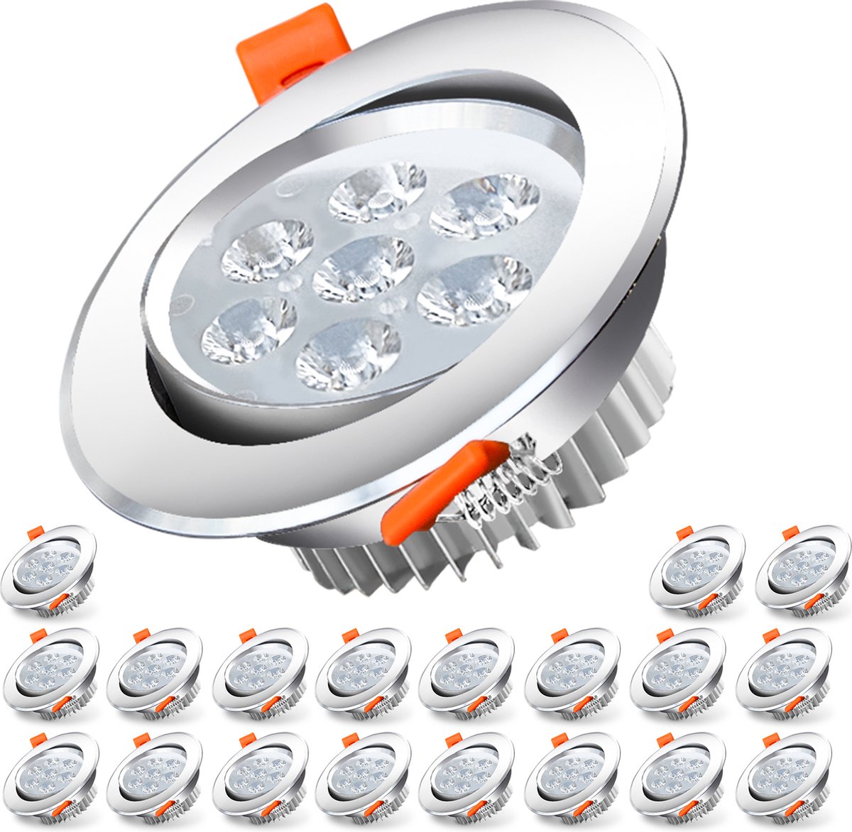 B DUTCH LED inbouwspot Rounded Essential Turnable Matt Black (diameter 92 mm x hoogte 28 mm) - B Dutch