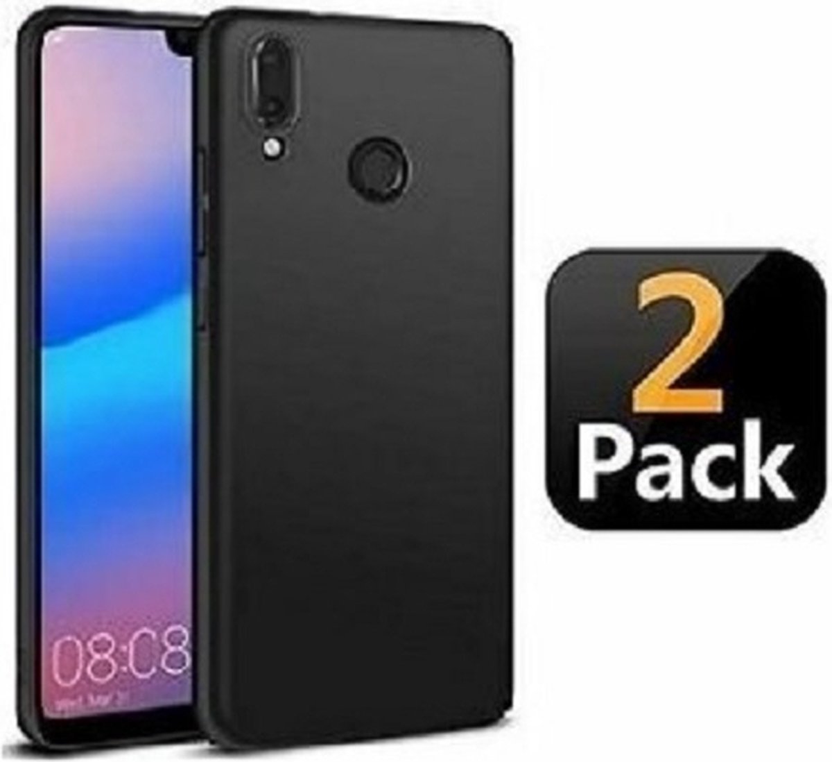 Samsung M20 Hoesje Siliconen TPU Zwart 2x