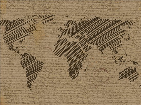 Papier peint photo - Notes de voyages.