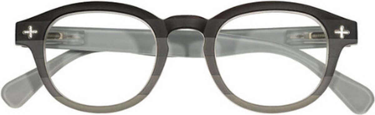 Okkia leesbril Andy-Zwart met grijs-+ 2.50