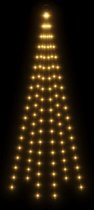 vidaXL-Vlaggenmast-kerstboom-108-LED's-warmwit-180-cm