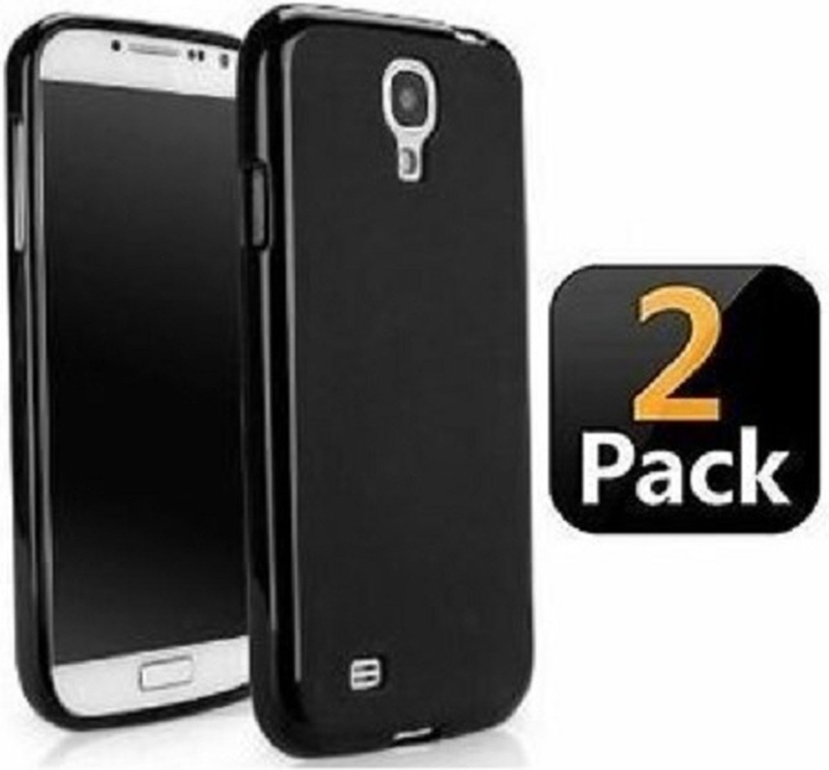 Samsung S4 Hoesje Siliconen TPU Zwart 2x