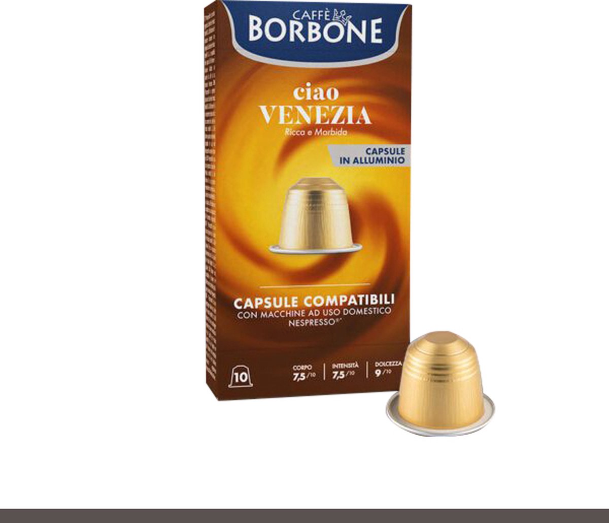 Caffe Borbone capsule 10x5 Nespresso Ciao Venezia
