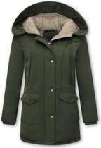 Doudoune Femme Longue avec Capuche - 8811 - Vert