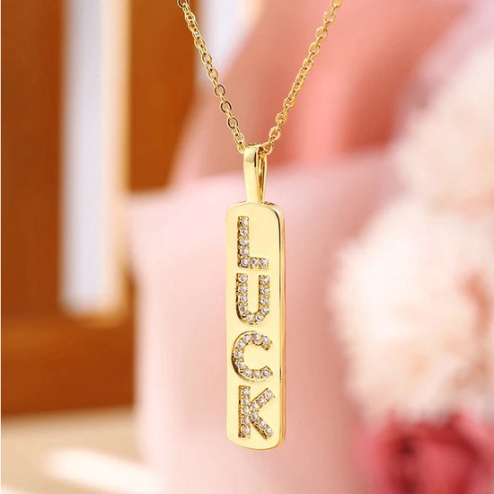 Solitaire ketting met een 1.00 karaat diamant in wit goud