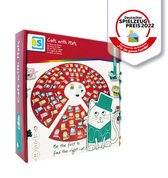 BS Toys Cats and Hats Bordspel - Kinderspeelgoed voor Binnen - 2-6 Spelers - Speelgoed vanaf 6 Jaar