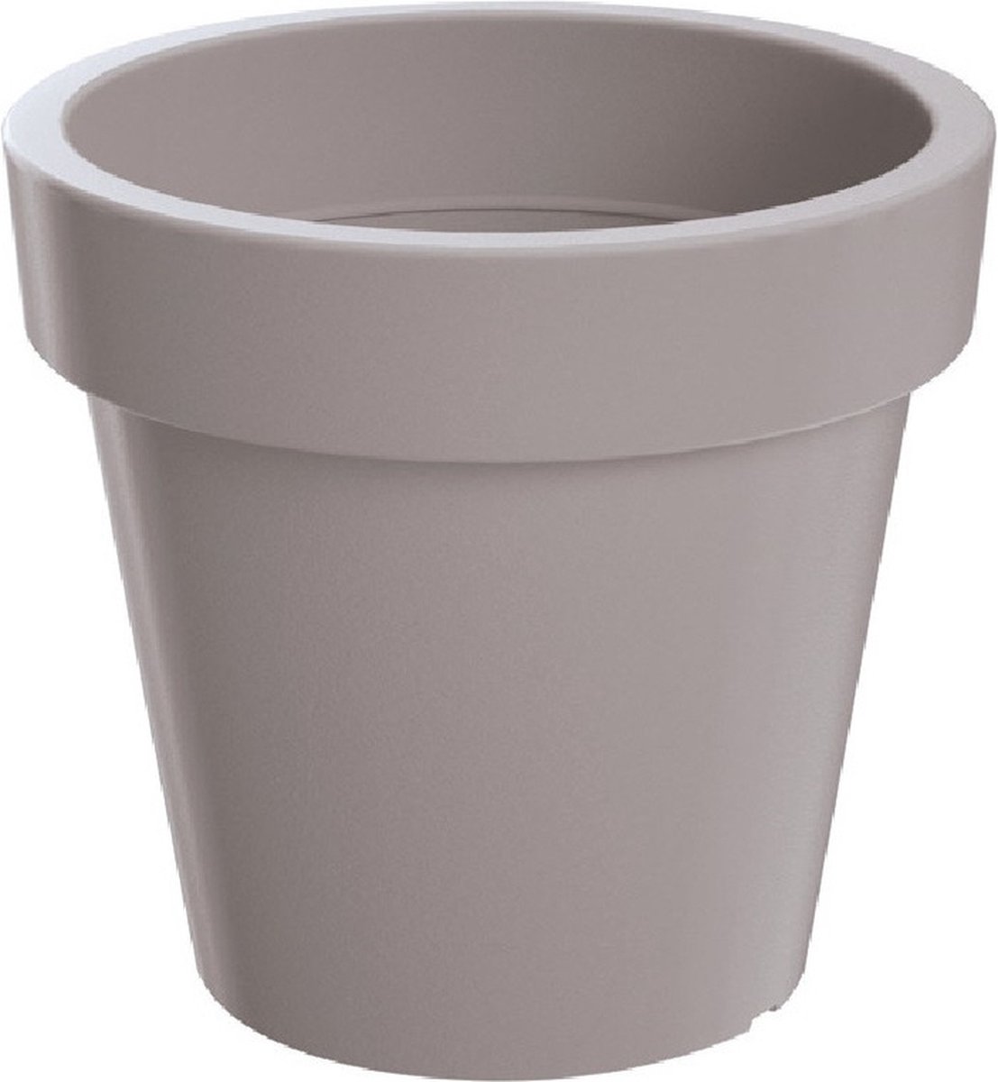 Prosperplast Bloempot/plantenbak - taupe - kunststof - D20 x H18 cm - plantenpotten