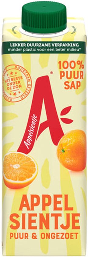 Appelsientje Sinaasappelsap - Doos 24 pakjes x 33 cl