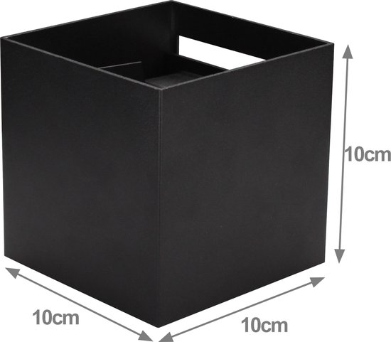 KRIPINC LED Wandlamp Binnen en Buiten, Waterdichte IP65 Wandverlichting voor Buiten, Up en Down Wandlamp, 10W Aluminium Wandarmatuur, Sconce Geschikt voor Woonkamer Slaapkamer Gang Tuin (Wit