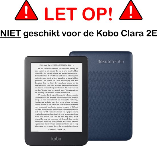 Screenprotector - Geschikt voor - Kobo Clara HD - Screenprotector Bescherm Glas Gehard Screen Protector van Merkloos — afbeelding 2