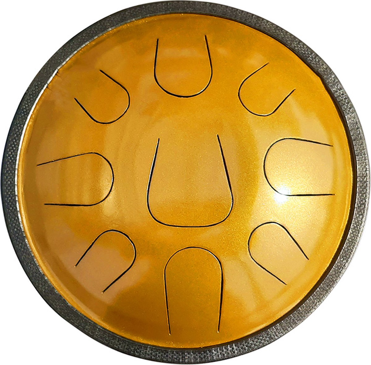 LIDAH® Steel Tongue Drum AkeBono Zephyr Series (36 cm) Handpan Lotus Drum