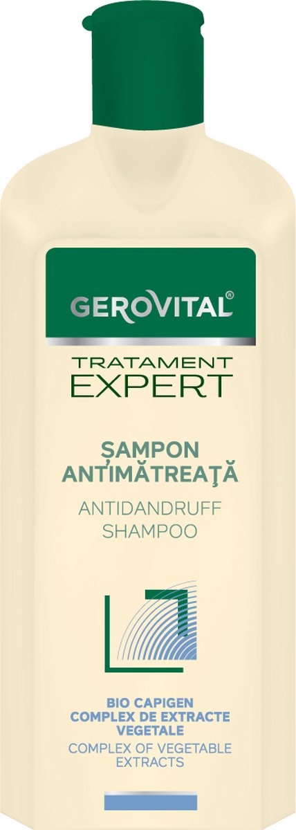 Gerovital Tratament expert - Anti-roos shampoo - met Complex van plantenextracten - BIO CAPIGEN - 400ml