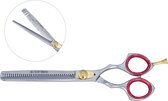 Belux Surgical / Professionele uitdunschaar - Efileerschaar - Uitdun kappersschaar - RVS - Knipschaar - Voor het knippen van haar - 18 cm - Kapperschaar