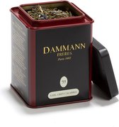 Dammann Frères - Earl grey Calabria blikje N° 59 - 100 gram losse groene thee met bergamot - Volstaat voor 50 koppen thee