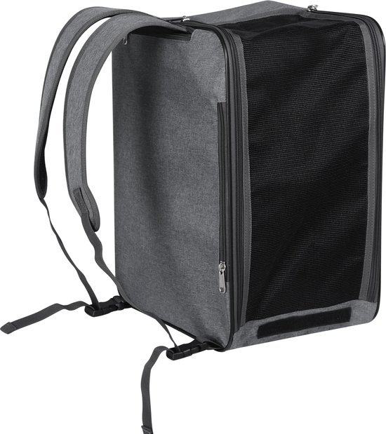 PETYPAW Hondenrugzak, ademend, waterdicht draagsysteem voor wandelen, reizen en transporteren van honden tot 9 kg, rugzak voor honden, outdoor, stadsverkeer