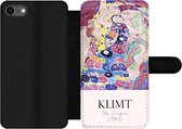 Bookcase Geschikt voor iPhone 8 telefoonhoesje - Schilderij - Art nouveau - Gustav Klimt - Met vakjes - Wallet case met magneetsluiting