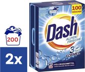 Dash Alpenfris Poudre à laver universelle 2 pièces - 200 lavages