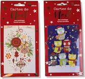 Lannoo 16 Cartes de Noël avec enveloppes Format Normalisé - 16x10,5cm