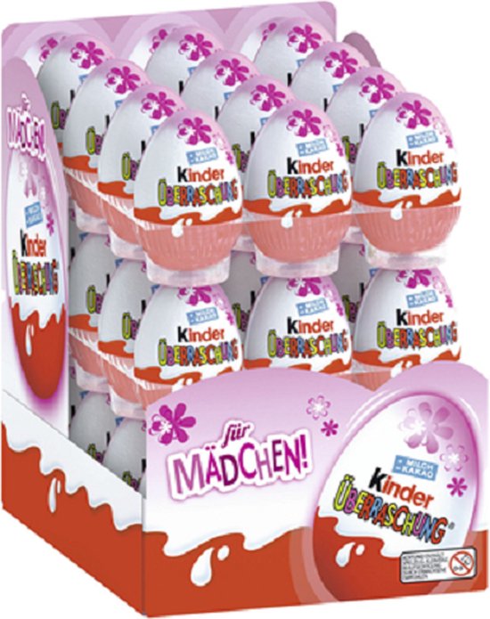 Ferrero coffret de kinder surprise chasse aux œufs rose de ferrero (186 g)  - kinder egg hunt pink kit (1 set), Delivery Near You
