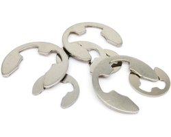 WiseGoods Luxe E Borgringen Set - Tools Klussen - Reparatie Tool - Gereedschap Sluitingen - RVS Ringen - Ring M1.5-M10 - 580st