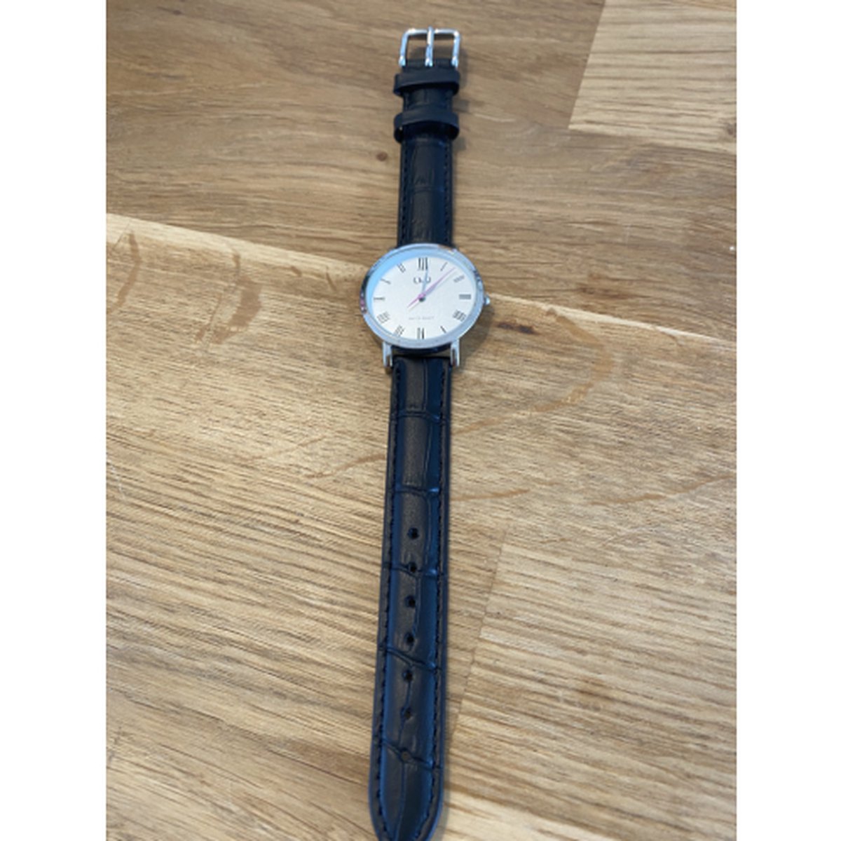 Horlogeband - dames- 14 mm -zwart-juweliers kwaliteit-anti allergisch