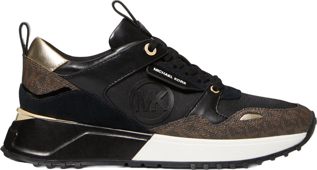 Michael Kors Theo Trainer Dames Sneakers - Zwart - Maat 37