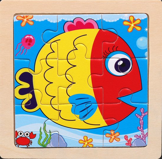 Lisciani MONTESSORI WOOD Puzzel Baby Dieren Houten Voor Kinderen Van 1 Tot 4 Jaar Sensorische Ontwikkeling Stimuleert De Logica En Het Geheugen Gemaakt In Italie 2850521537