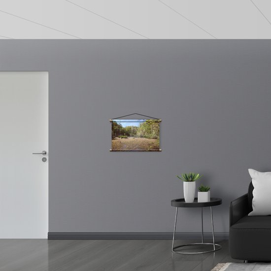 WallClassics - Affiche Textile - Zone Marécageuse - 60x40 cm Photo sur Textile