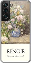 Geschikt voor Samsung Galaxy S22 hoesje - Kunst - Bloemen - Oude meesters - Siliconen Telefoonhoesje