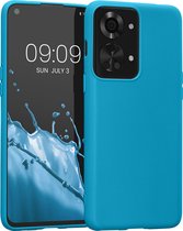 kwmobile telefoonhoesje geschikt voor OnePlus Nord 2T 5G - Hoesje voor smartphone - Back cover in Caribisch blauw