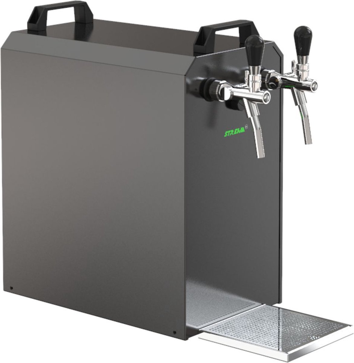 Complete set - Biertap - STREAM 80K bierkoffer, doorstroomkoeler, 2-lijns droge koeler, Type A, Type M