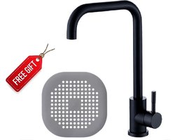 8601A Keukenkraan - 38 cm hoog - RVS - Mat Zwart