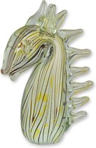 Murano stijl Glazen Paardenhoofd 20,5 cm hoog