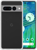 Hoesje Geschikt voor Google Pixel 7 Pro Hoesje Siliconen Case - Hoes Geschikt voor Google Pixel 7 Pro Hoes Siliconen - Transparant.