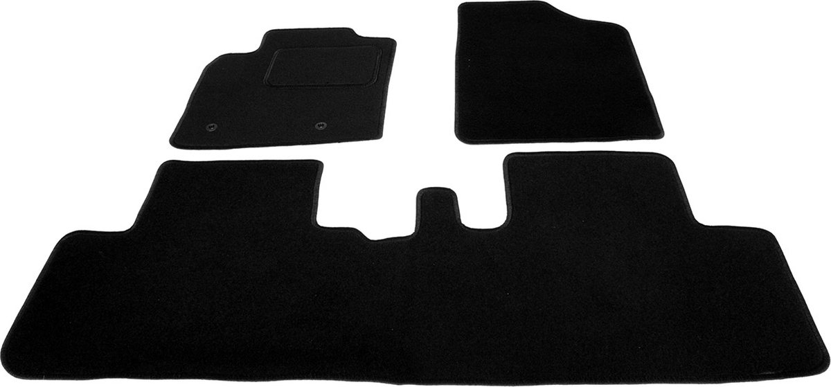 Automatten op maat - zwart stof - geschikt voor Toyota Avensis Verso 2001-2009