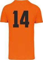 T-shirt Nummer 14 Cruiff | EK 2024 Holland |Oranje Shirt| Koningsdag kleding | Oranje | maat XS