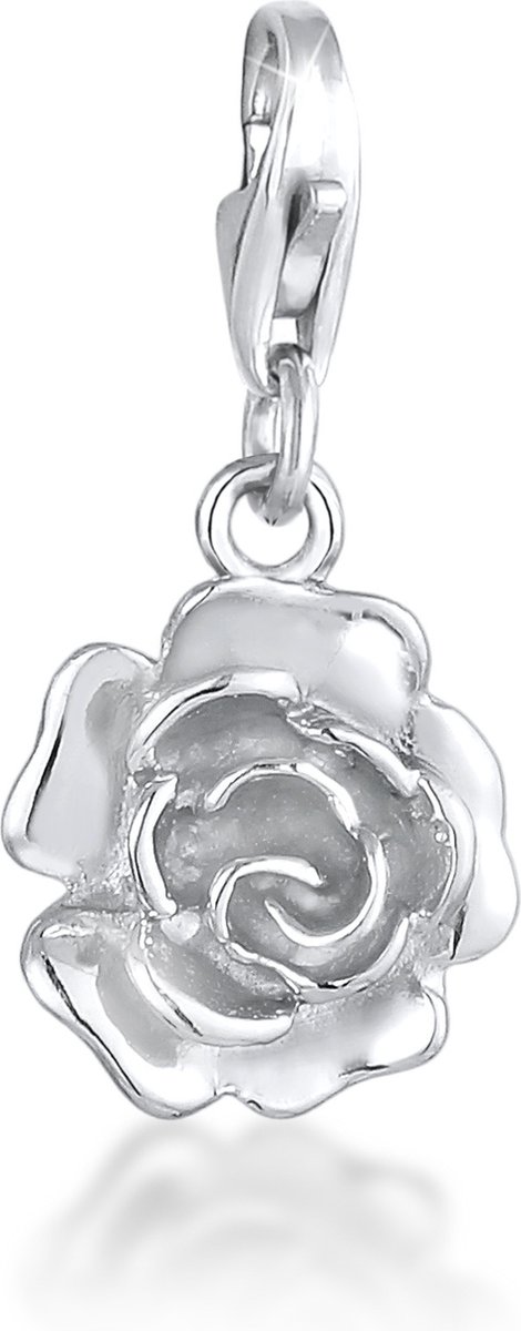 Nenalina - Bedel - Dames roos hanger in 925 sterling zilver - Dames