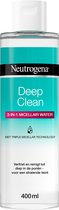 Neutrogena® Deep Clean 3-in-1 micellair water, zachte micellaire gezichtstoner, gezichtsreiniging met intensieve werking tot diep in de huid, 1 x 400 ml