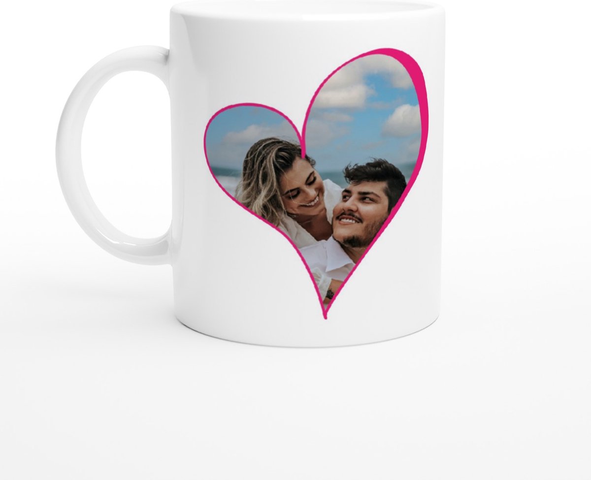 Kleurrijke koffiemok met eigen tekst - Cadeaus | Tadaaz