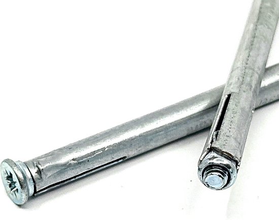 APOLO raamplug - Ø 10 mm - Lengte 152 mm - Verzinkt - Kruiskop - 10 stuks - Apolo