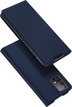 Dux Ducis - Geschikt voor Samsung Galaxy A73 5G - Slim bookcase hoesje - Blauw